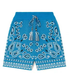 ALANUICOTTON PIQUET BANDANA SHORTS