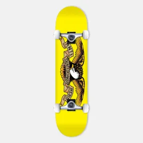 Anti Hero Skateboards - 7.3 Classic Eagle Complete Skateboard - Yellow