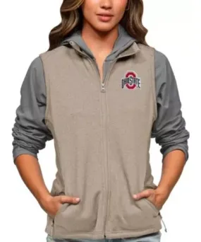 Antigua NCAA Ohio State Buckeyes Course Full-Zip Vest