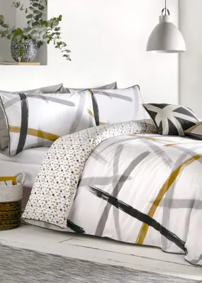 Appletree Leda Grey Duvet Cover Set