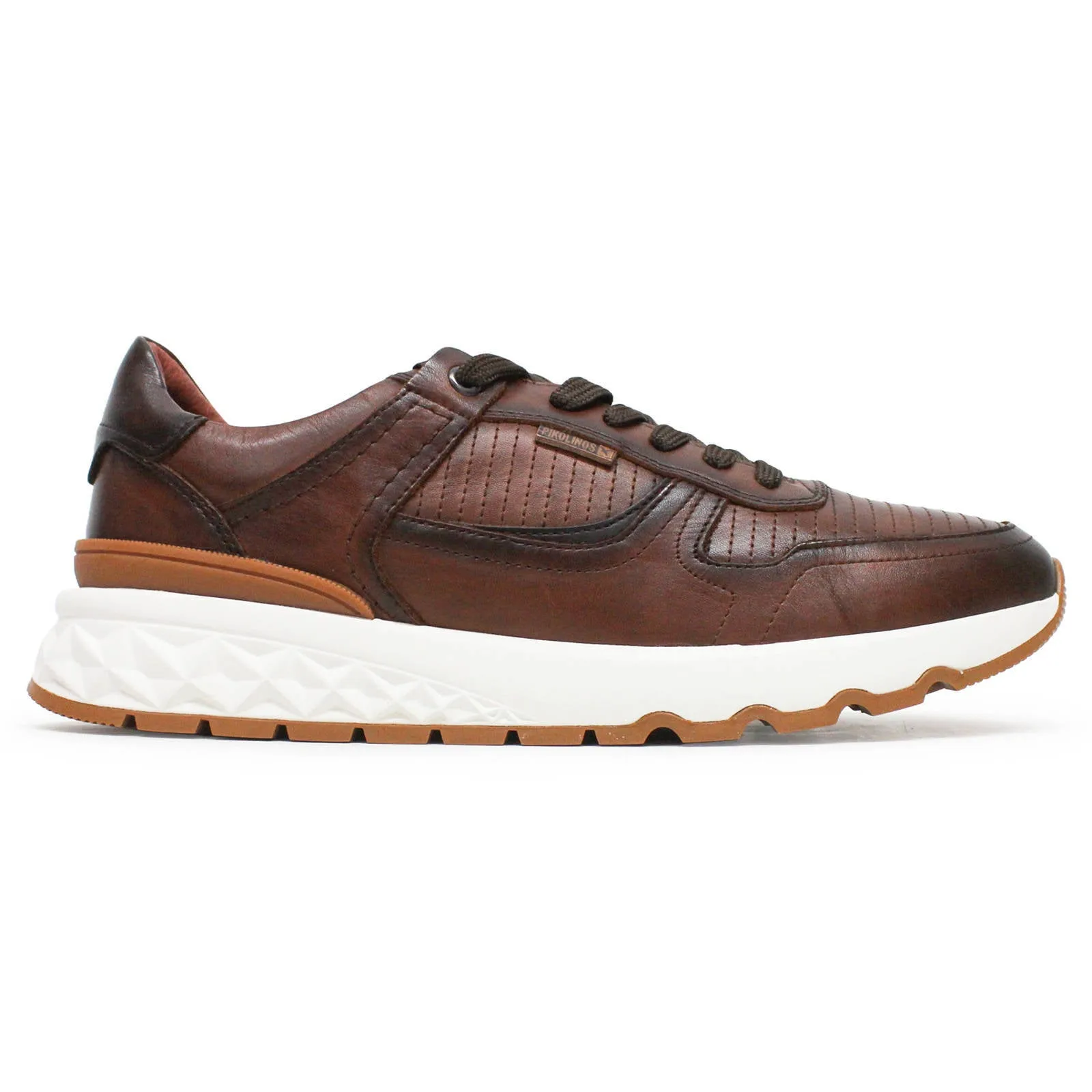 Aranda Leather Men's Low Top Trainers