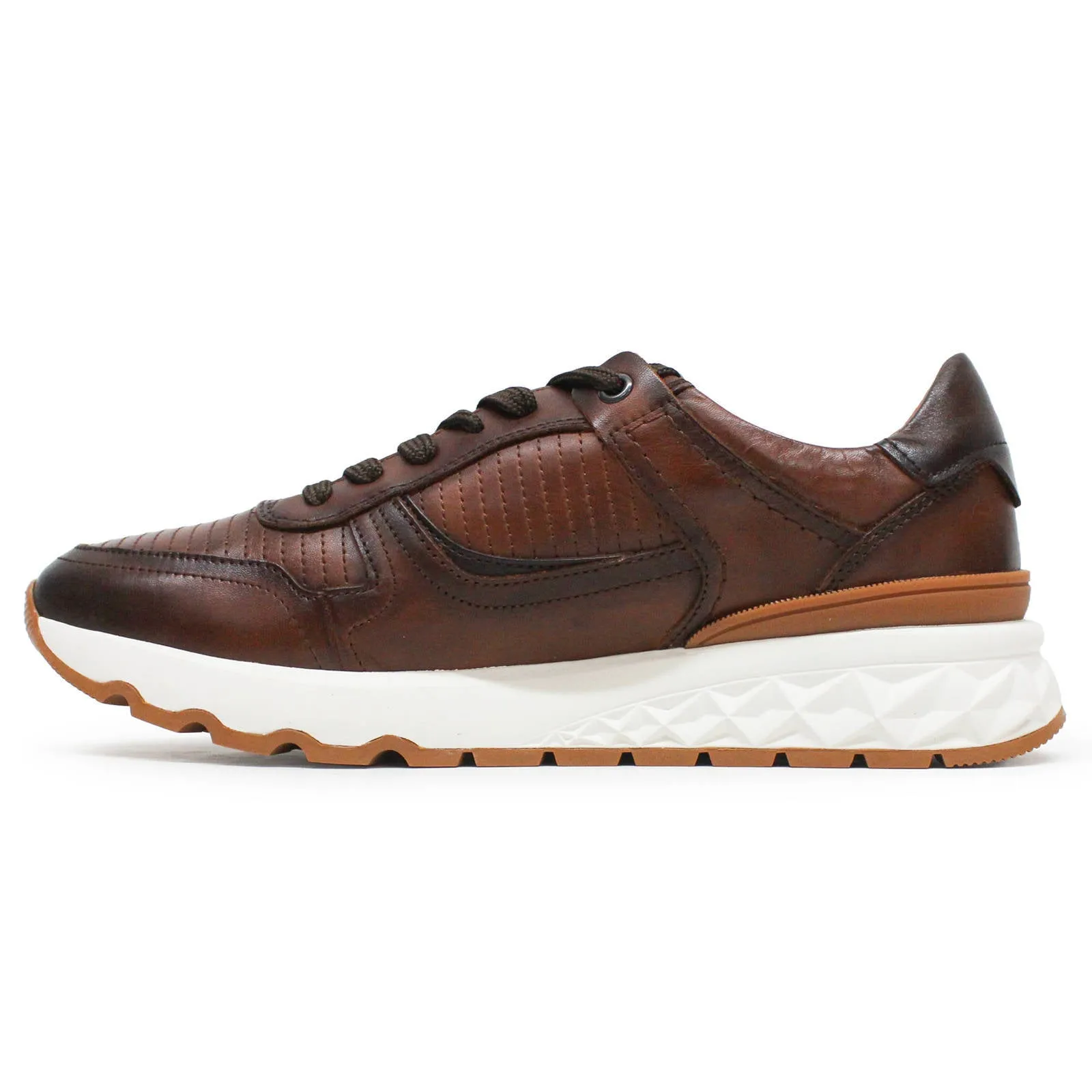 Aranda Leather Men's Low Top Trainers