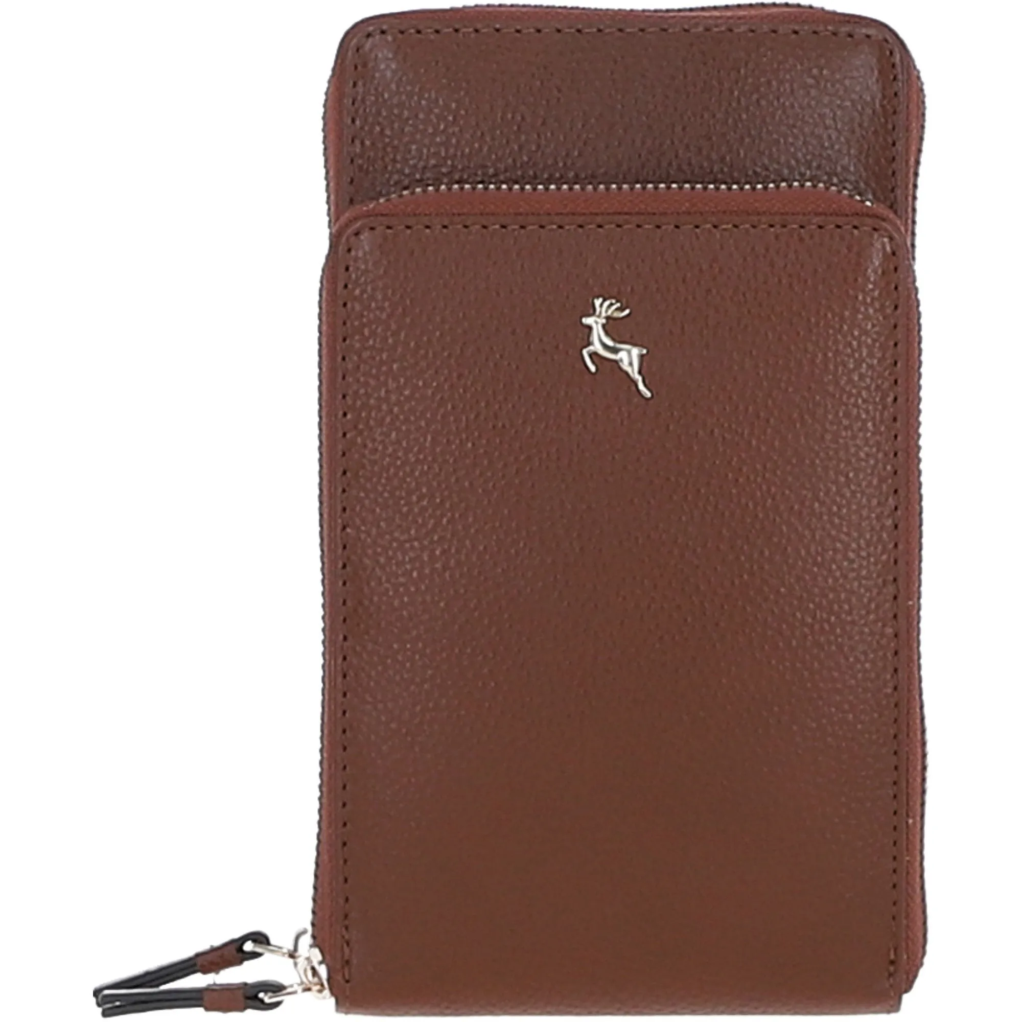 Ashwood Leather Luxury Crossbody Phone Bag Design-X Tan: X-31