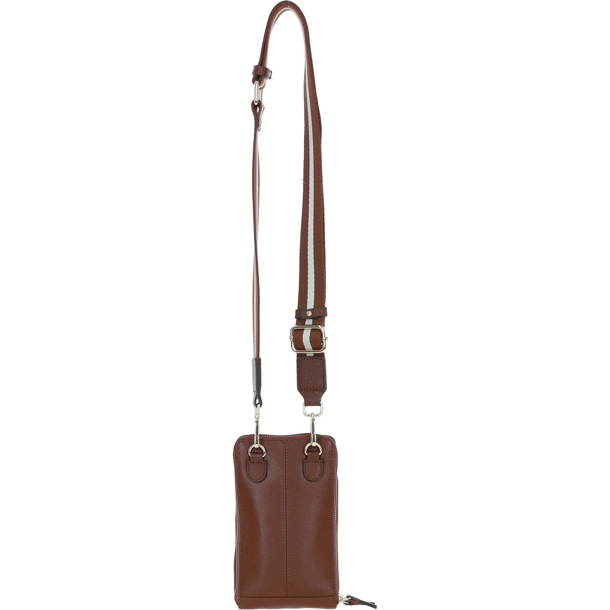 Ashwood Leather Luxury Crossbody Phone Bag Design-X Tan: X-31