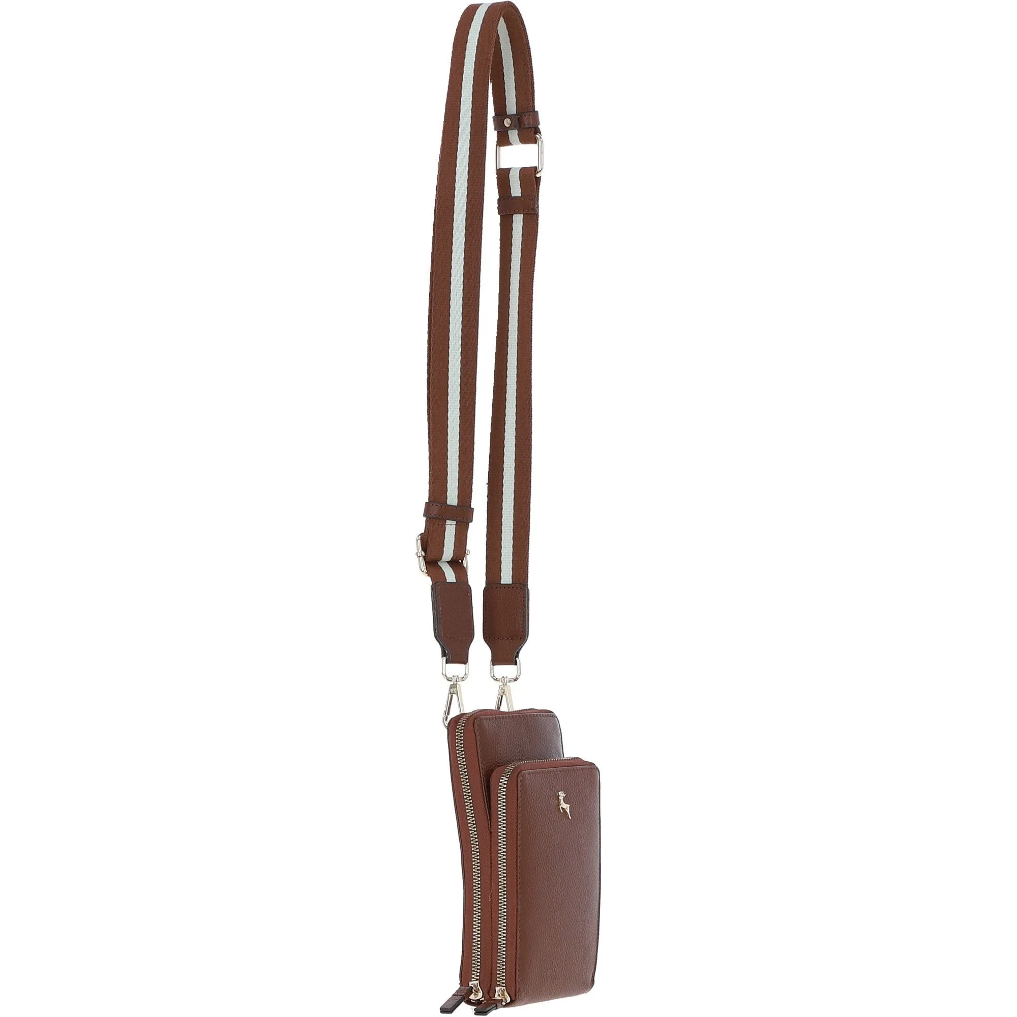 Ashwood Leather Luxury Crossbody Phone Bag Design-X Tan: X-31