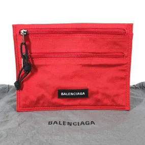 BALENCIAGA Shoulder Bag 618379 Nylon Red Crossbody Explorer Women