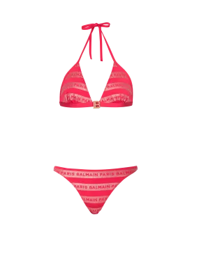 Balmain Paris triangle bikini