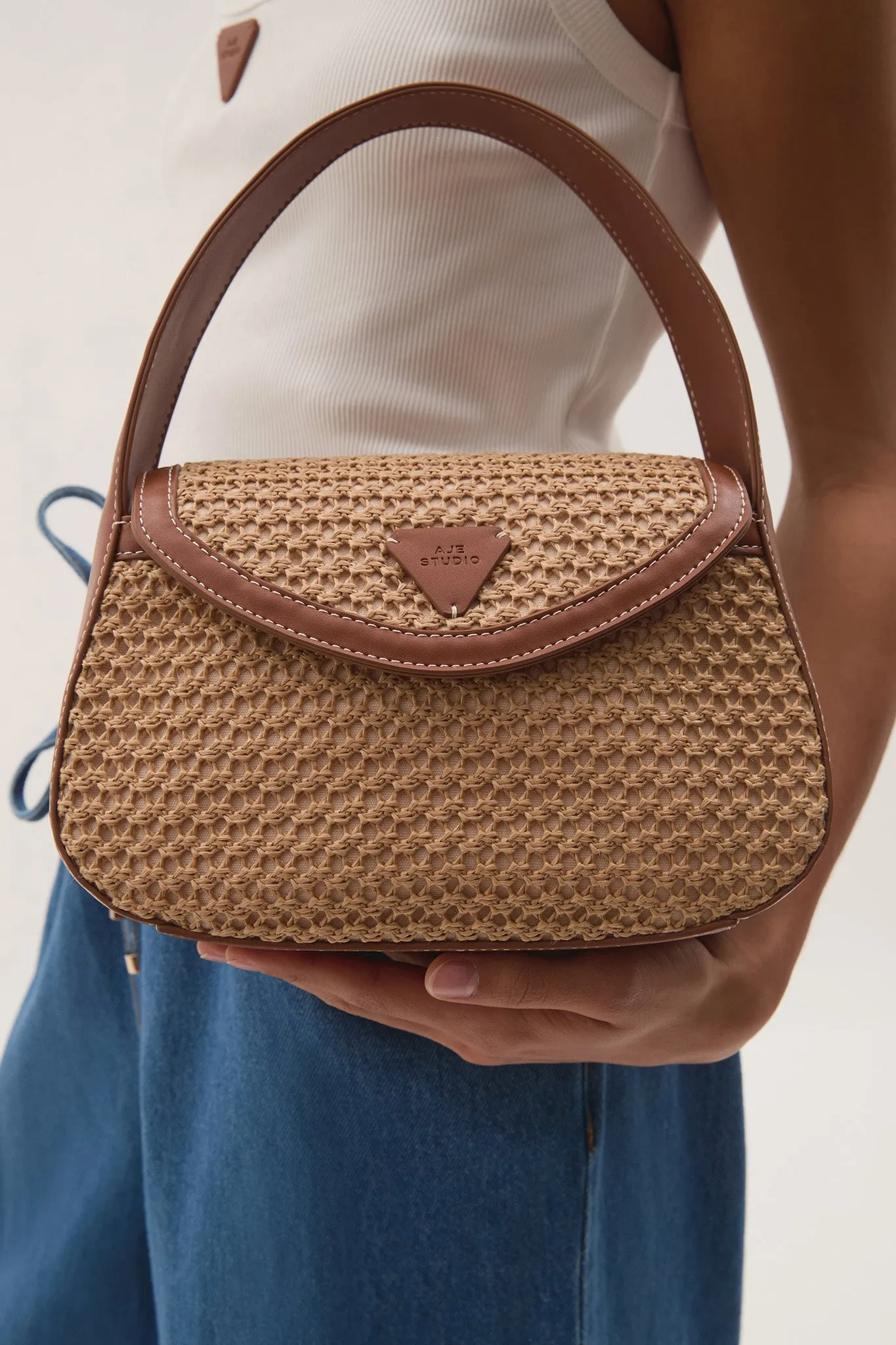 Beam Woven Shoulder Bag