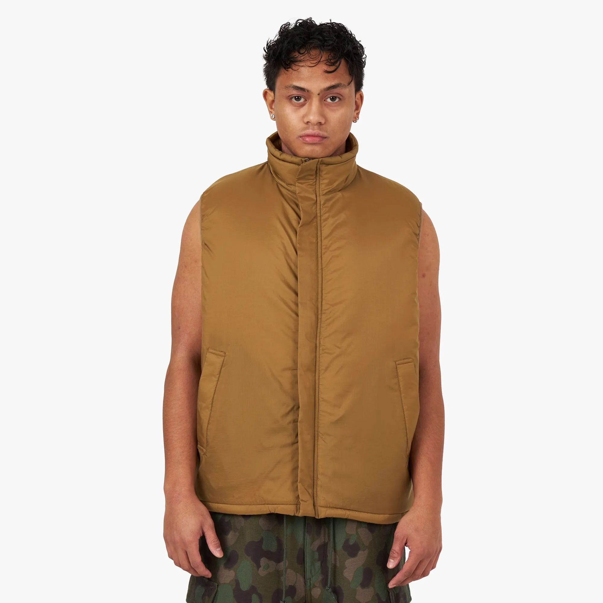 BEAMS PLUS MIL Puff Vest / Khaki