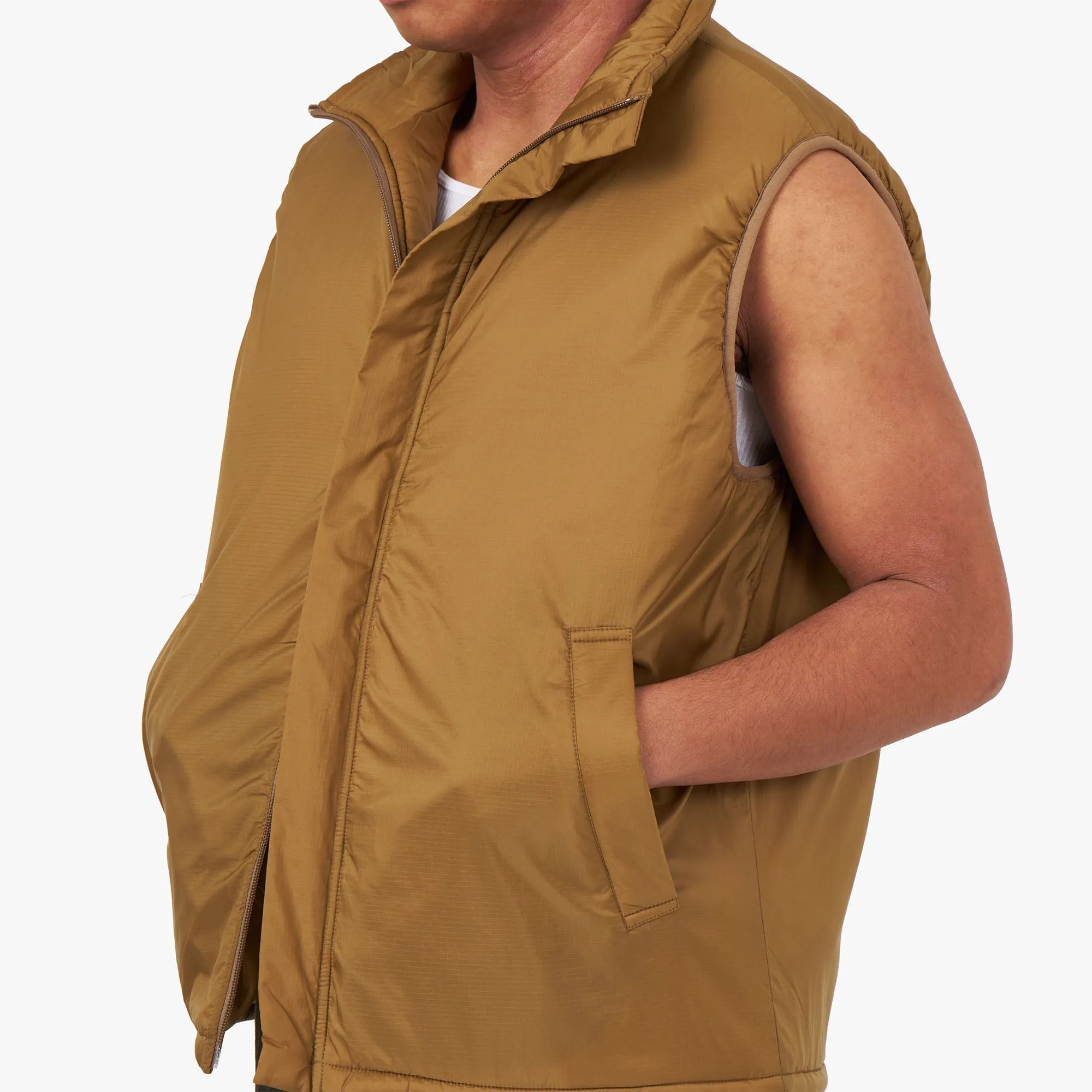 BEAMS PLUS MIL Puff Vest / Khaki