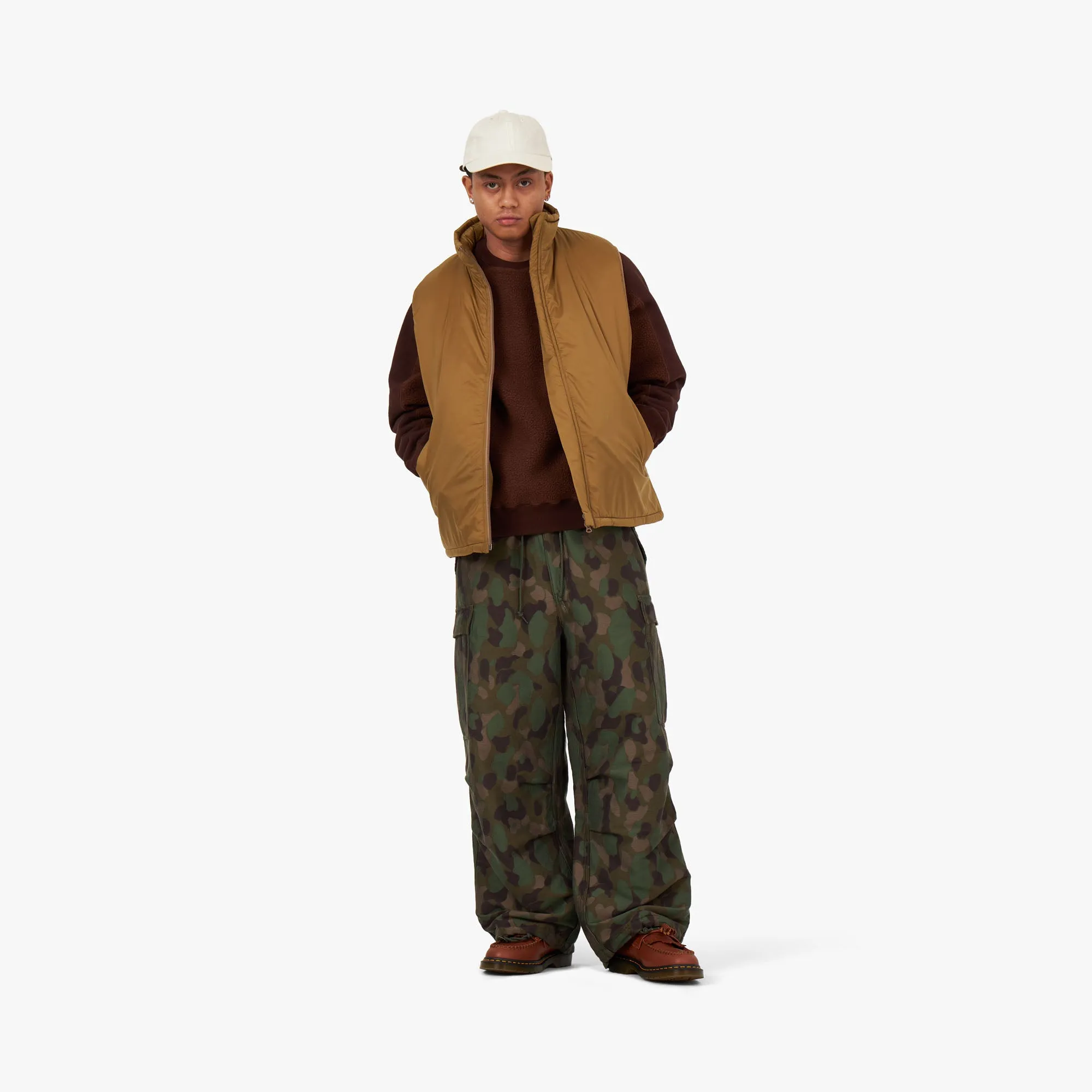 BEAMS PLUS MIL Puff Vest / Khaki