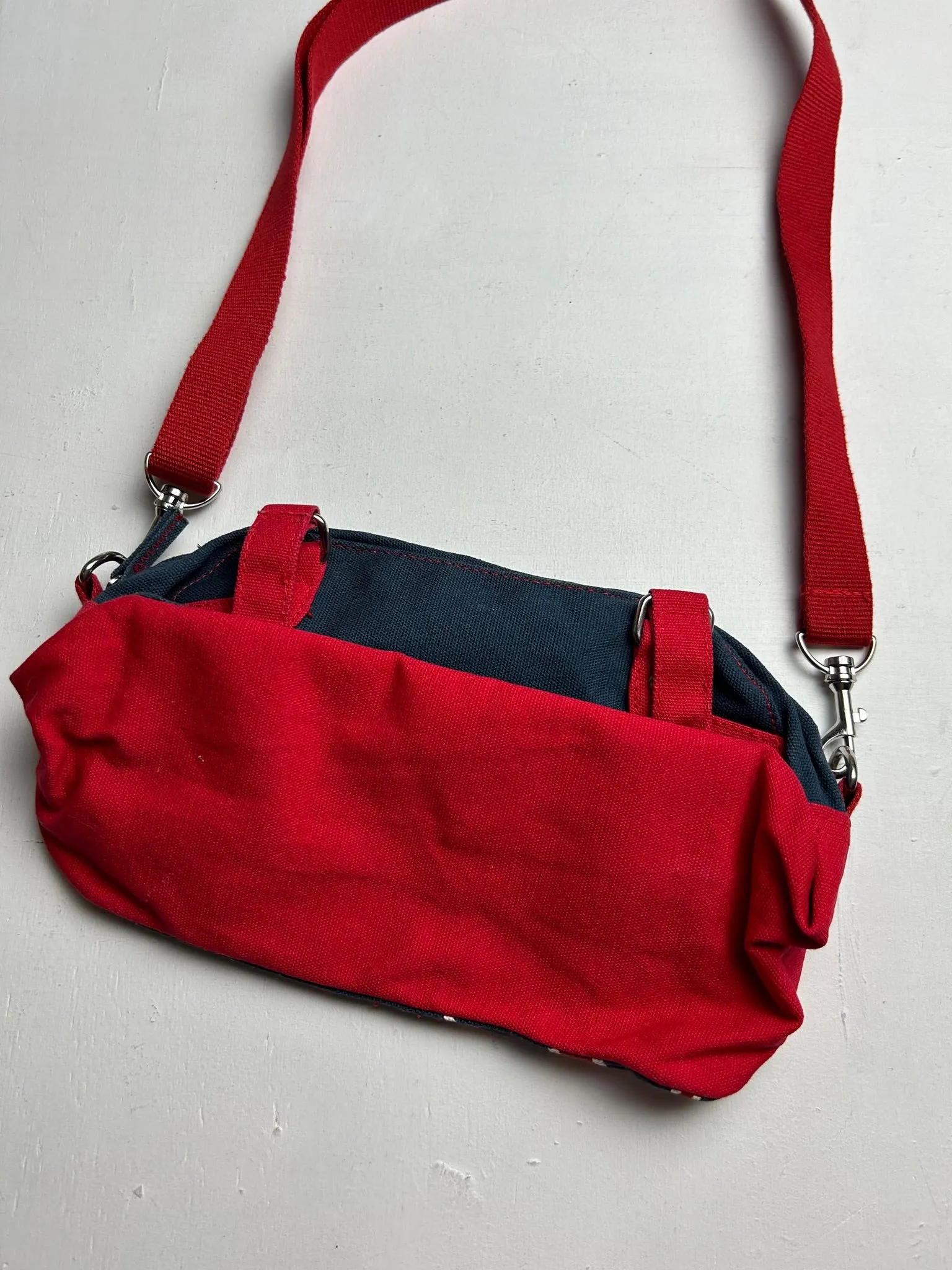 Blue & red New Zeland y2k vintage crossbody besace bag