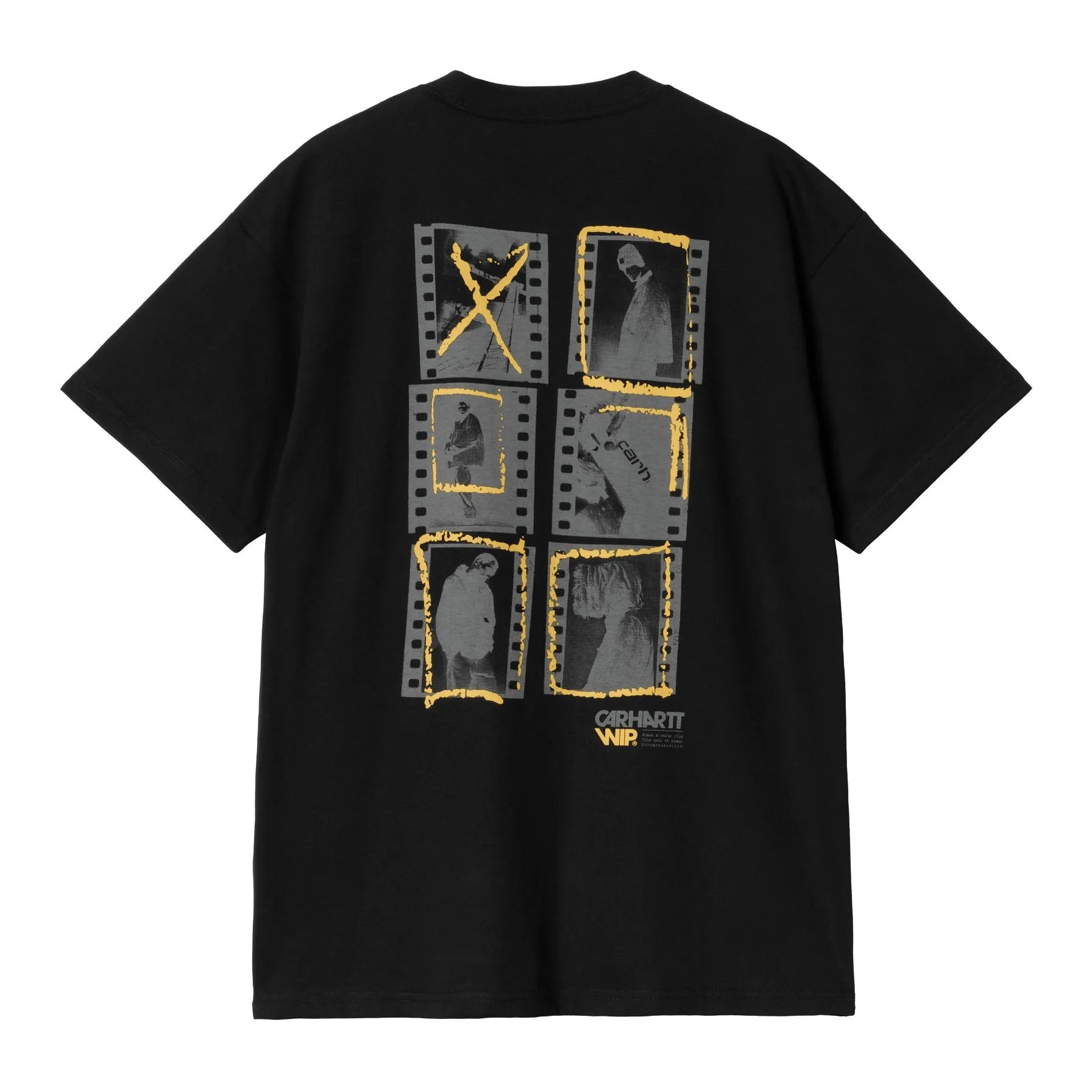 Carhartt WIP Short Sleeve Contact Sheet T-Shirt Black