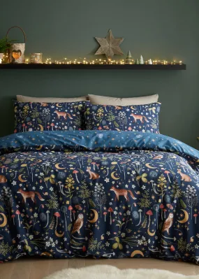 Catherine Lansfield Enchanted Twilight Animals Duvet Cover Set