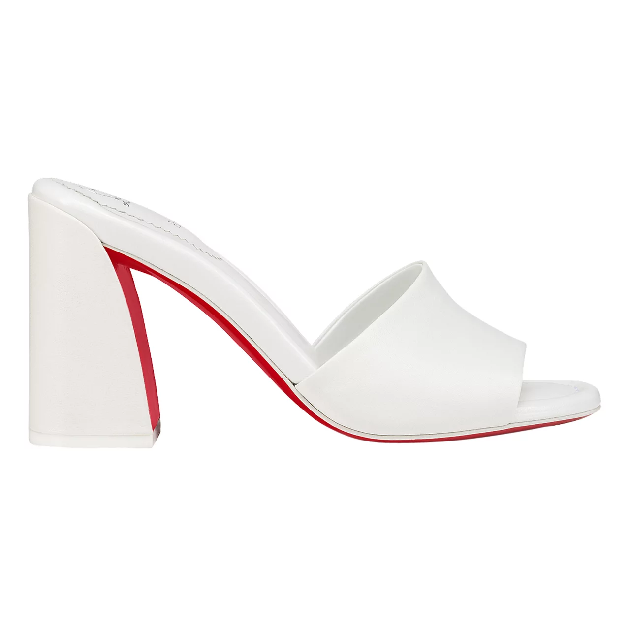 CHRISTIAN LOUBOUTIN Jane 85 Mules - White