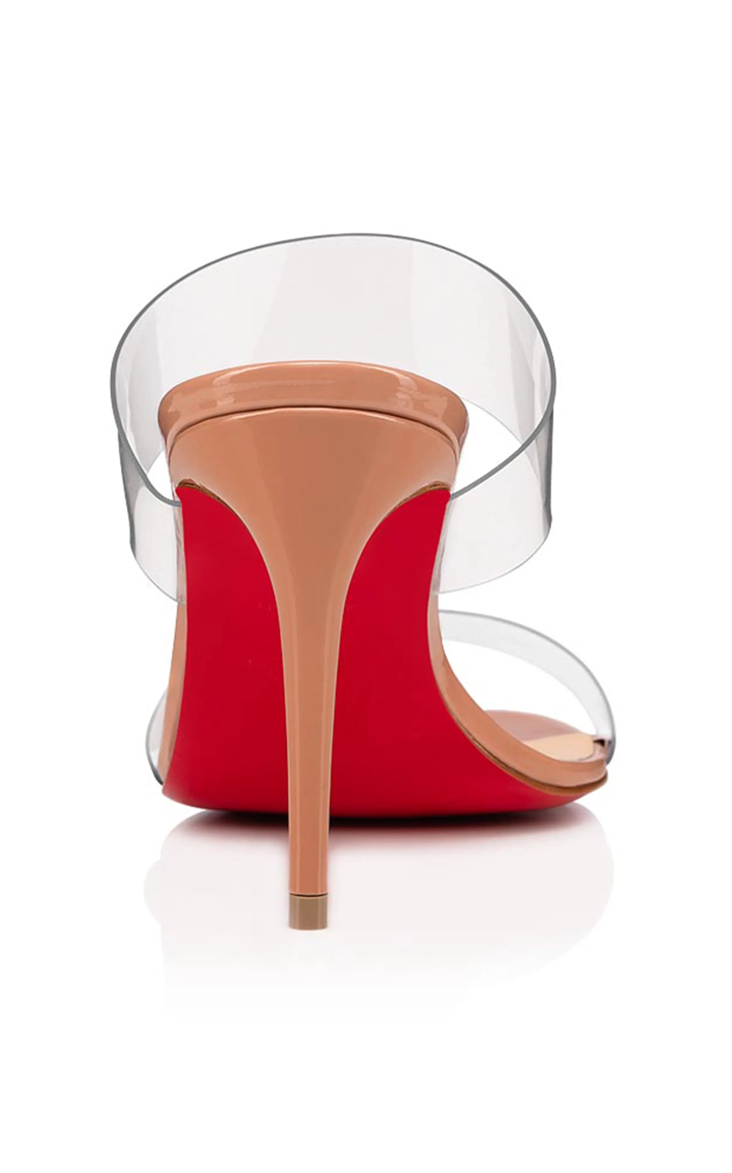 Christian Louboutin Just Nothing 85mm Patent PVC Sandals