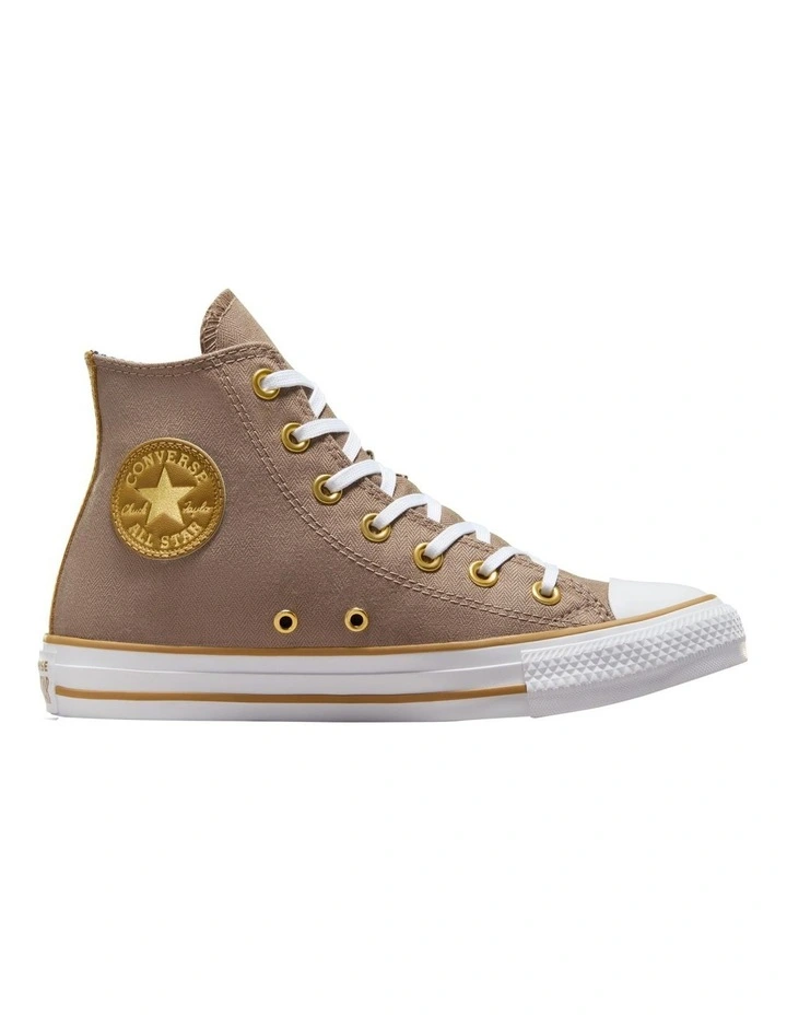 Chuck Taylor All Star Herringbone Stripe Shoe in Mud Mask