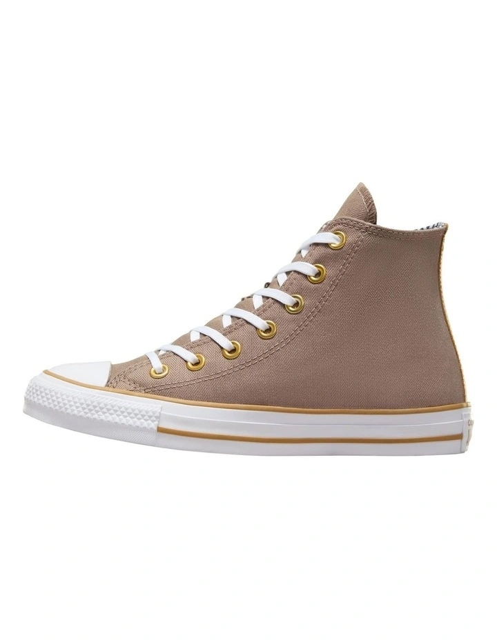 Chuck Taylor All Star Herringbone Stripe Shoe in Mud Mask