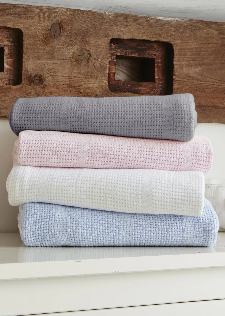 Clair de Lune Soft Cotton Cellular Cot Blanket