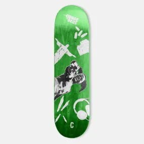 Clown Skateboards - 8.38 City of God Clownz Skateboard Deck - Green