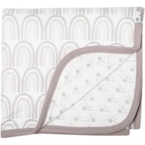 Copper Pearl - Bliss Knit Baby 3 Layer Stretchy Quilt Blanket