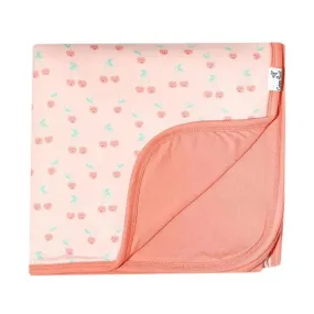 Copper Pearl - Cheery Knit Baby 3 Layer Stretchy Quilt Blanket