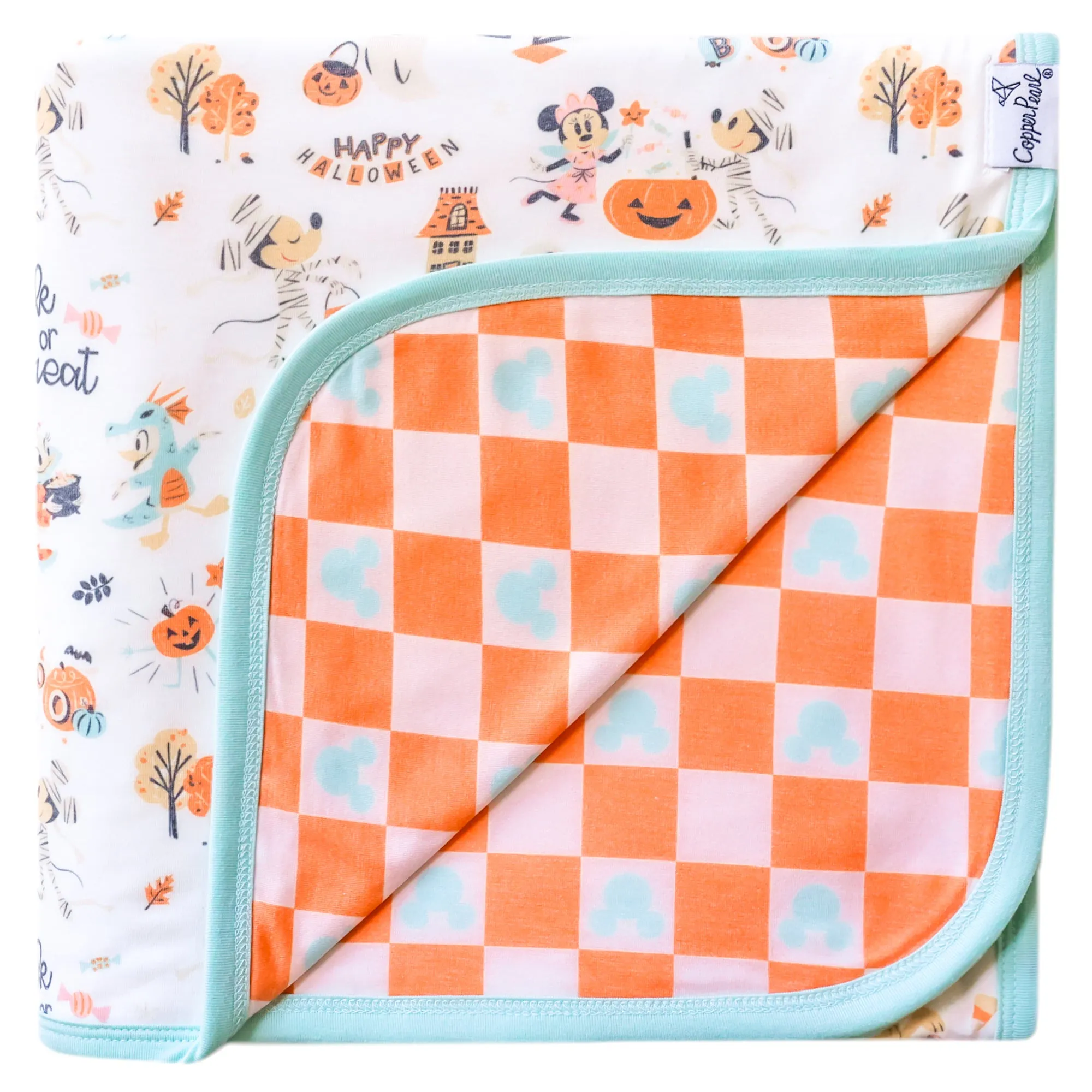 Copper Pearl Mickey Mouse’s Boo Bash 3-Layer Stretchy Quilt