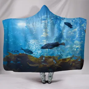 COVERED BY THE SEA HOODED BLANKET