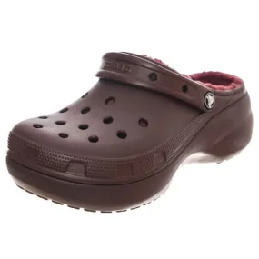 CROCS Classic Platform Lined Clog W DKCH Sandals