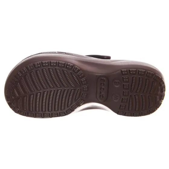 CROCS Classic Platform Lined Clog W DKCH Sandals