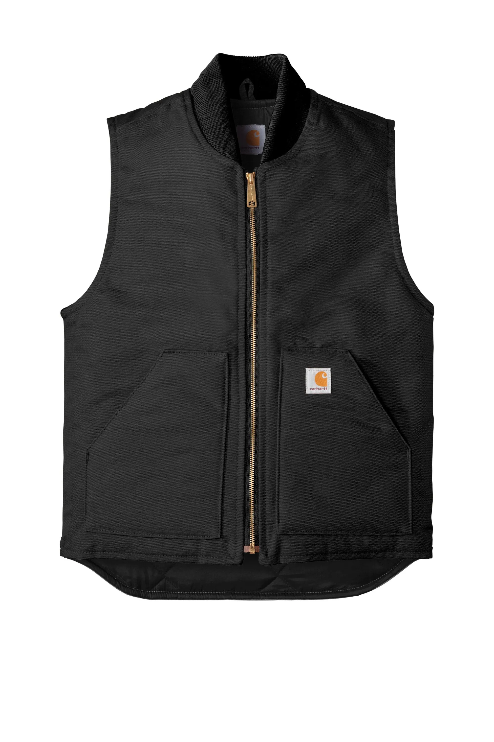 Custom Embroidered Carhartt Duck Vest - Includes 4in x 4in Embroidery - No Setup - Personalize your Carhartt Duck Vest with your