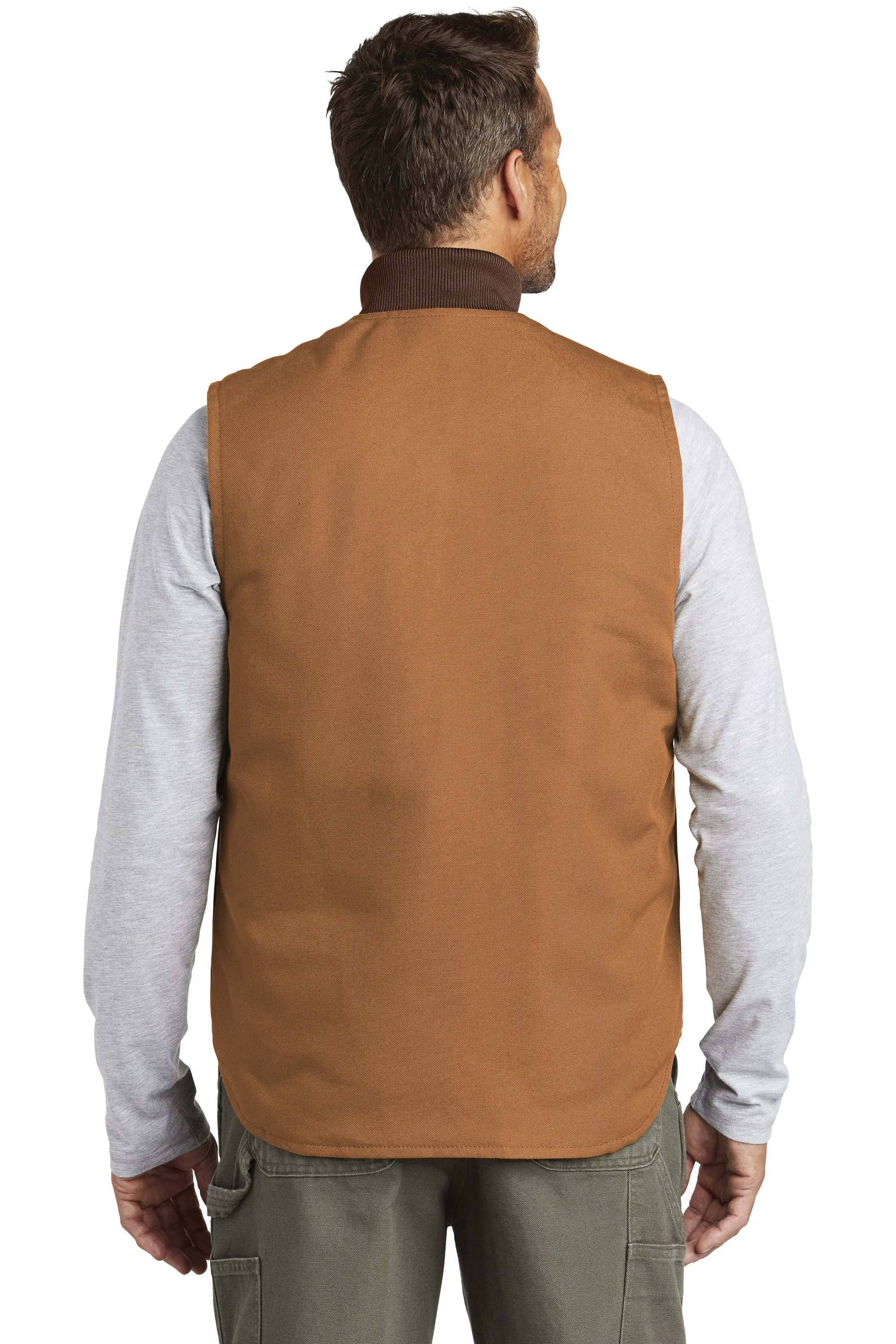 Custom Embroidered Carhartt Duck Vest - Includes 4in x 4in Embroidery - No Setup - Personalize your Carhartt Duck Vest with your