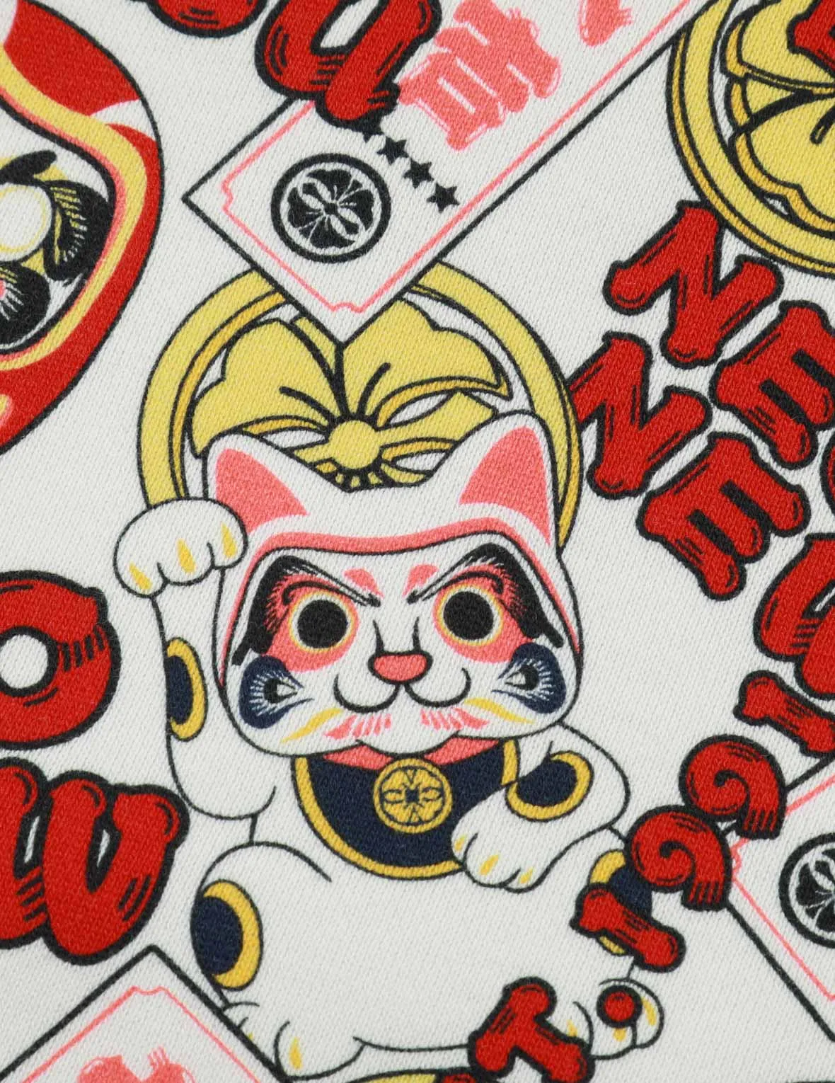 Daruma Buddies Print Hoodie