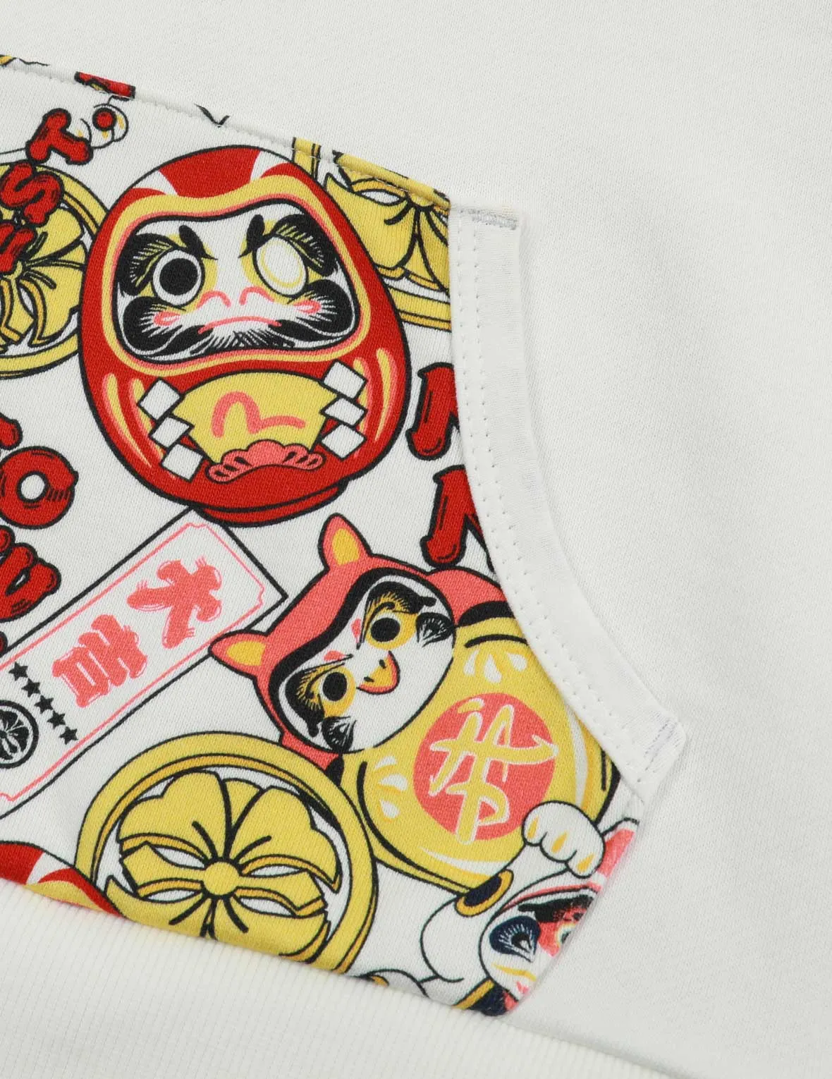 Daruma Buddies Print Hoodie