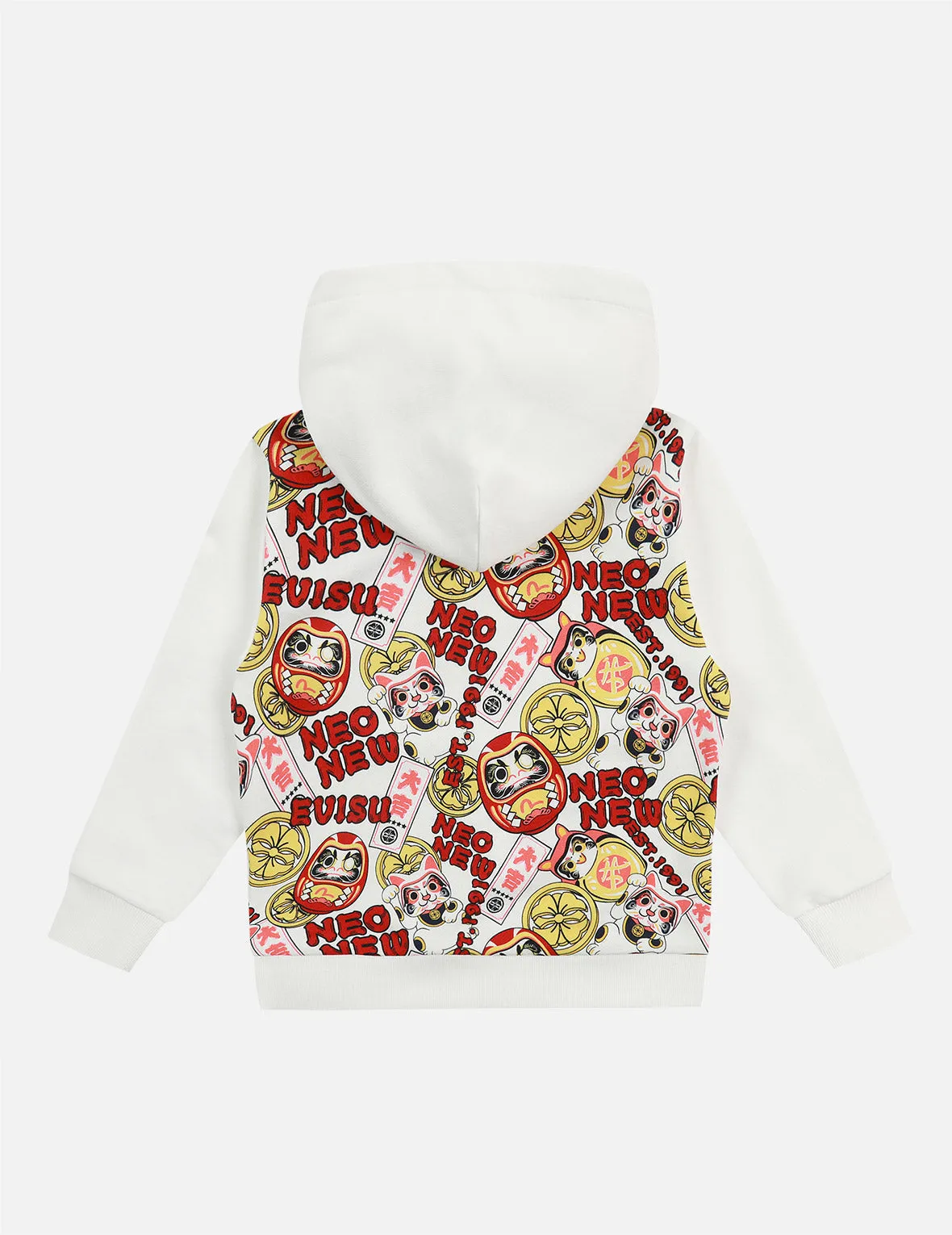 Daruma Buddies Print Hoodie