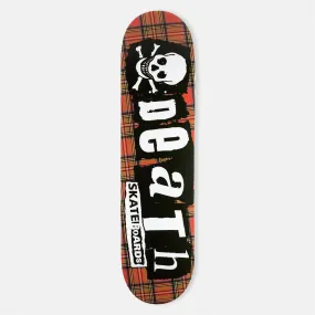 Death Skateboards - 8.0 Tartan Punk Deck