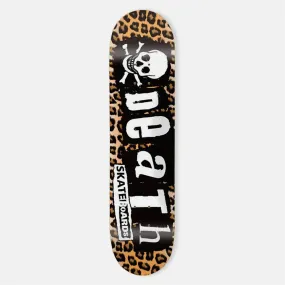 Death Skateboards - 8.1 Leopard Punk Deck