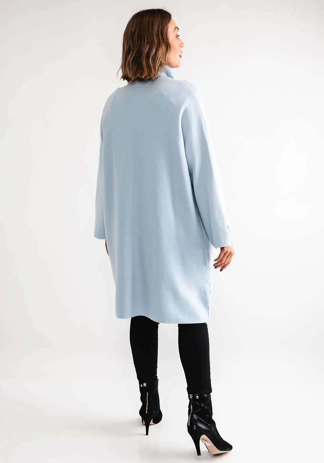 D.e.c.k by Collage One Size Cardigan, Sky Blue