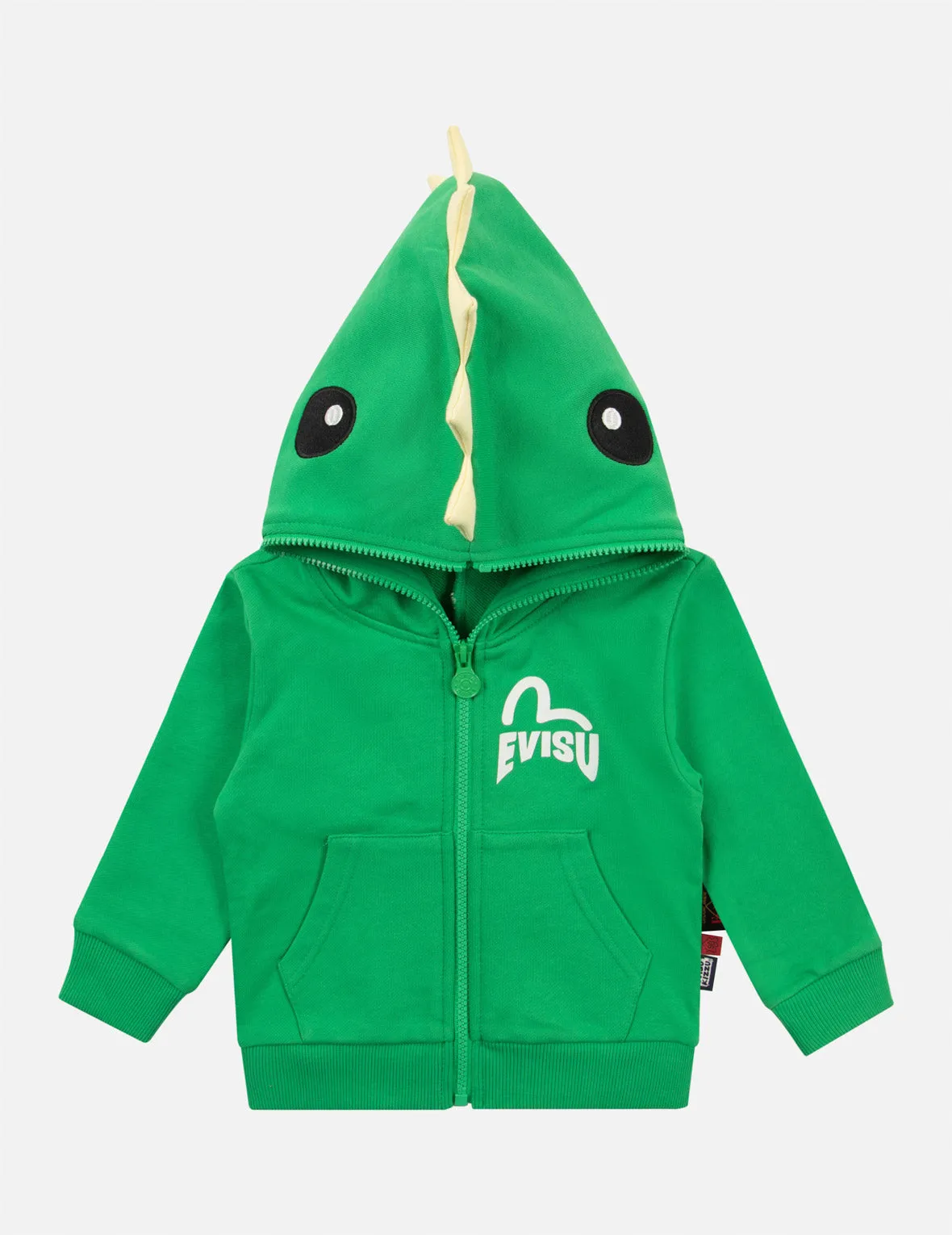 Dinosaur Horn Regular Fit Zipper Hoodie Jacket