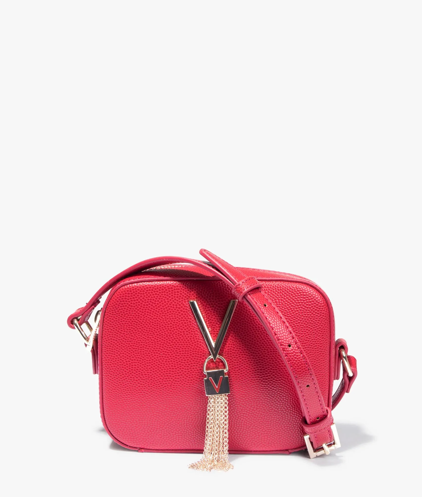 Divina camera bag in dark red