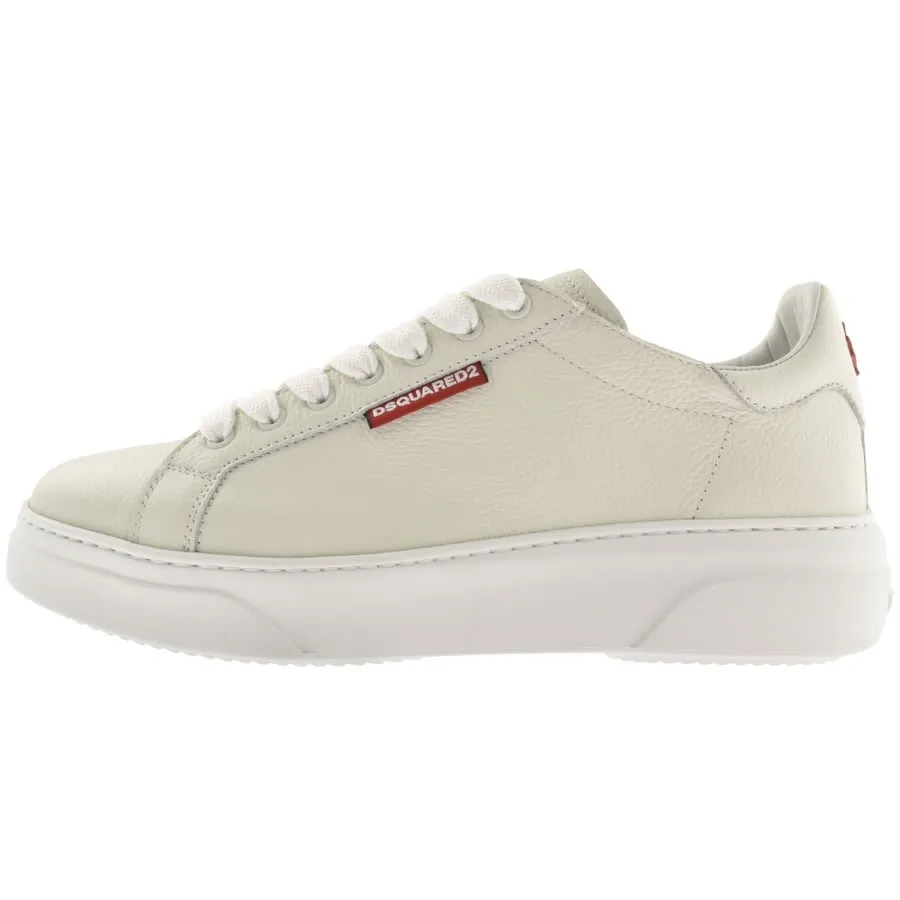 DSQUARED2 Bumper Trainers Cream