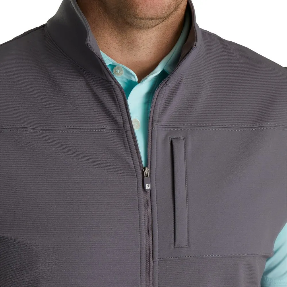 FootJoy Ottoman Knit Full Zip Golf Vest 2023