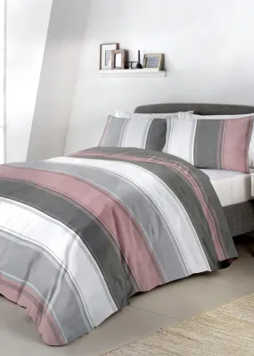 Fusion Betley Pink Duvet Cover Set