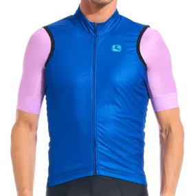 Giordana Wind Vest with Rear Pocket - Neon Blue