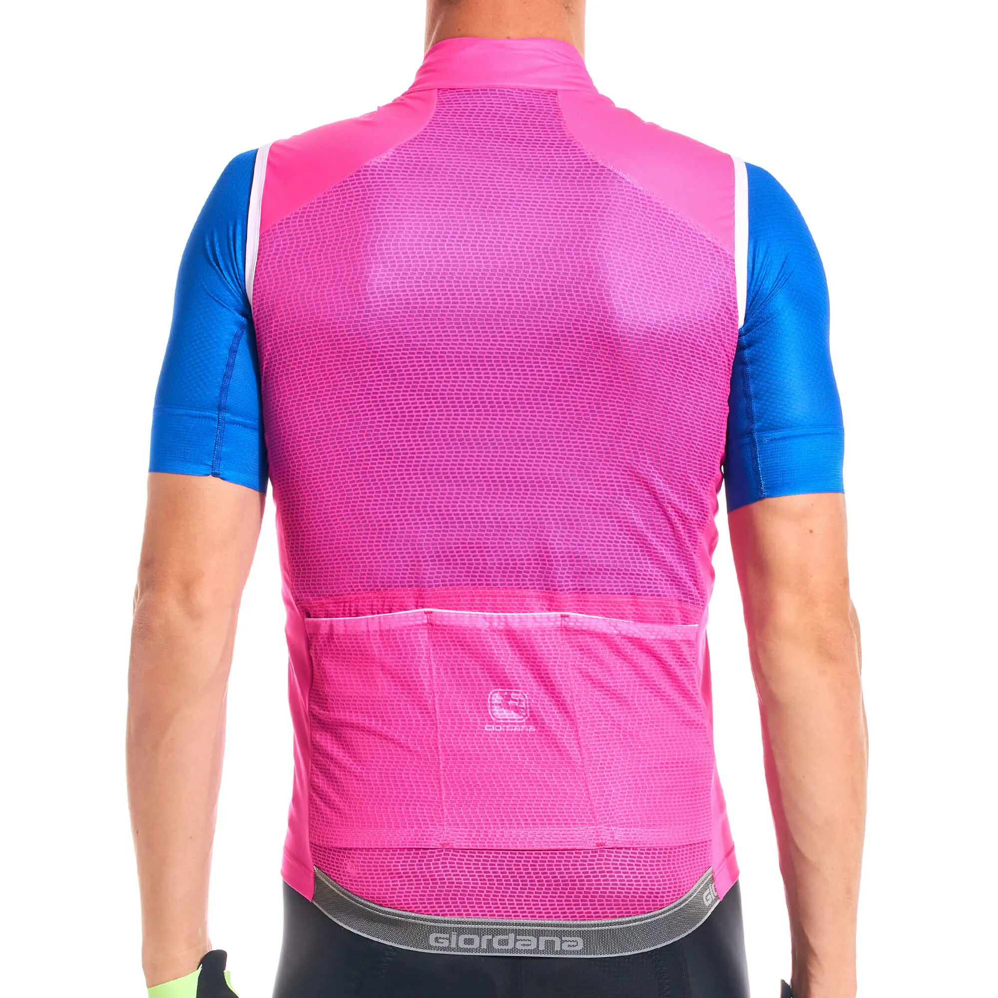 Giordana Wind Vest with Rear Pocket - Neon Orchid