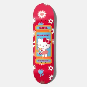 Girl Skateboards - 8.0 Sanrio Carroll Hello Kitty Skateboard Deck - Red