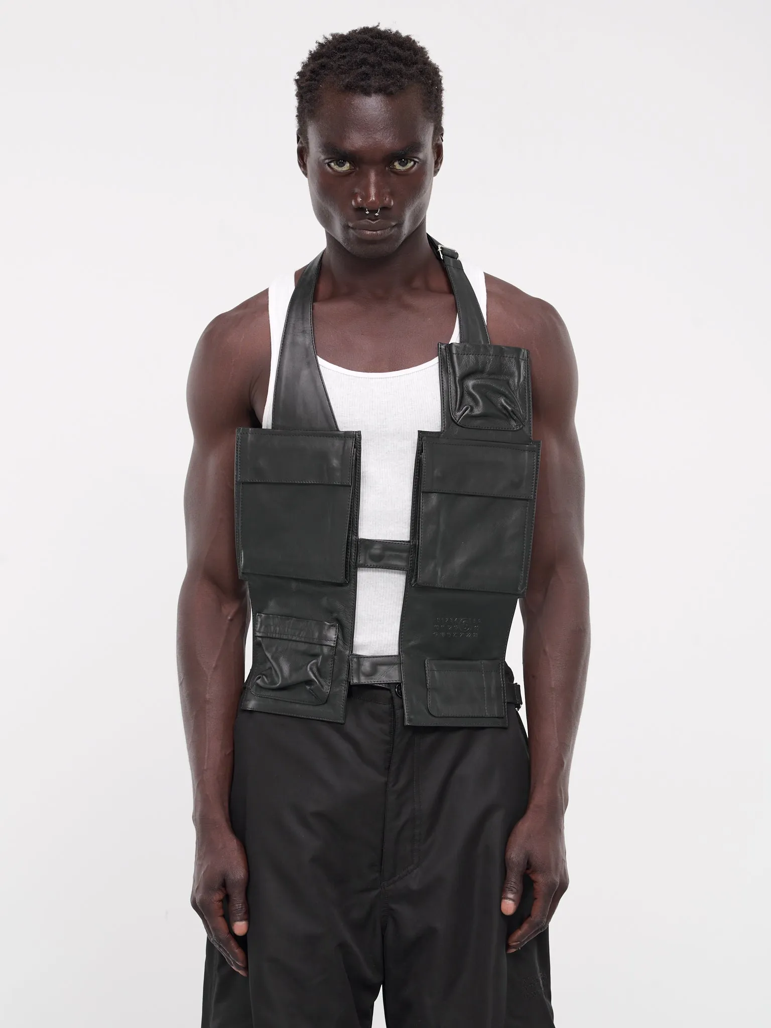 Halterneck Cargo Vest (SH0FB0004-M07004-BLACK)