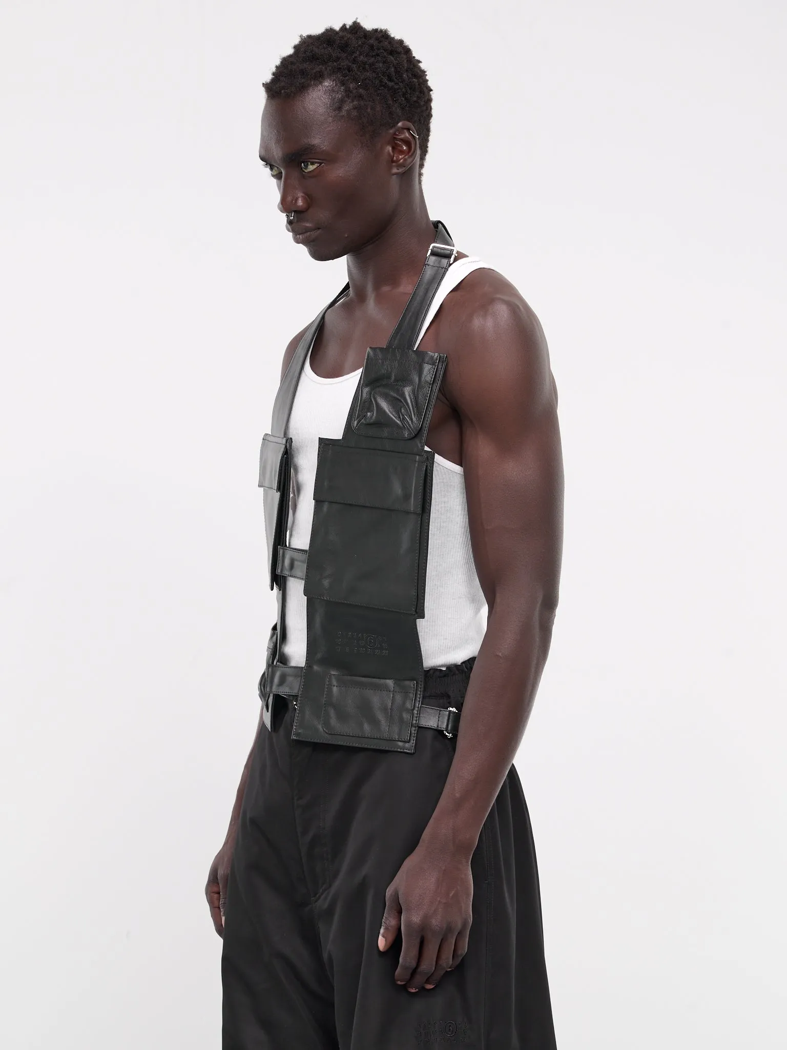 Halterneck Cargo Vest (SH0FB0004-M07004-BLACK)