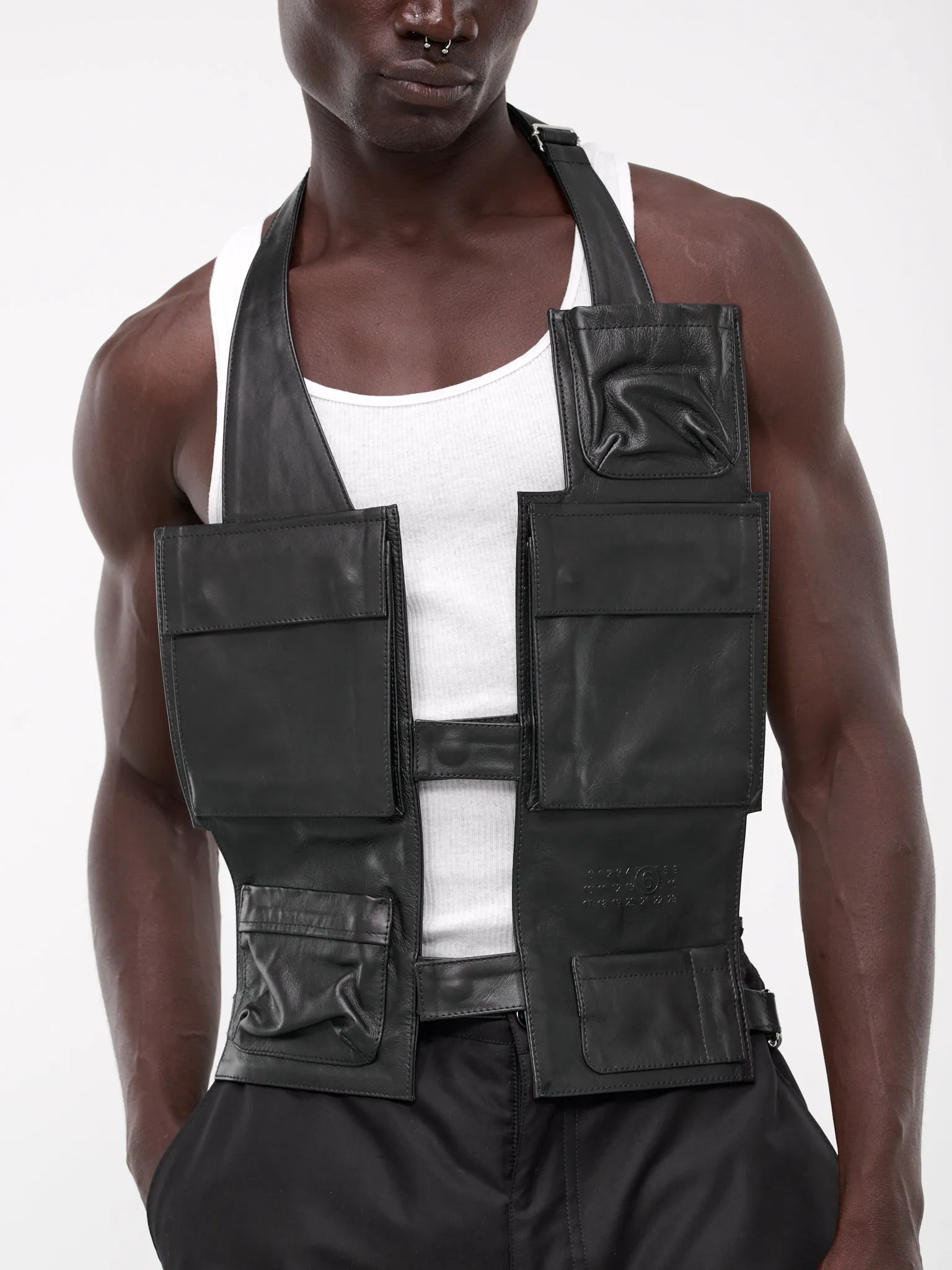 Halterneck Cargo Vest (SH0FB0004-M07004-BLACK)