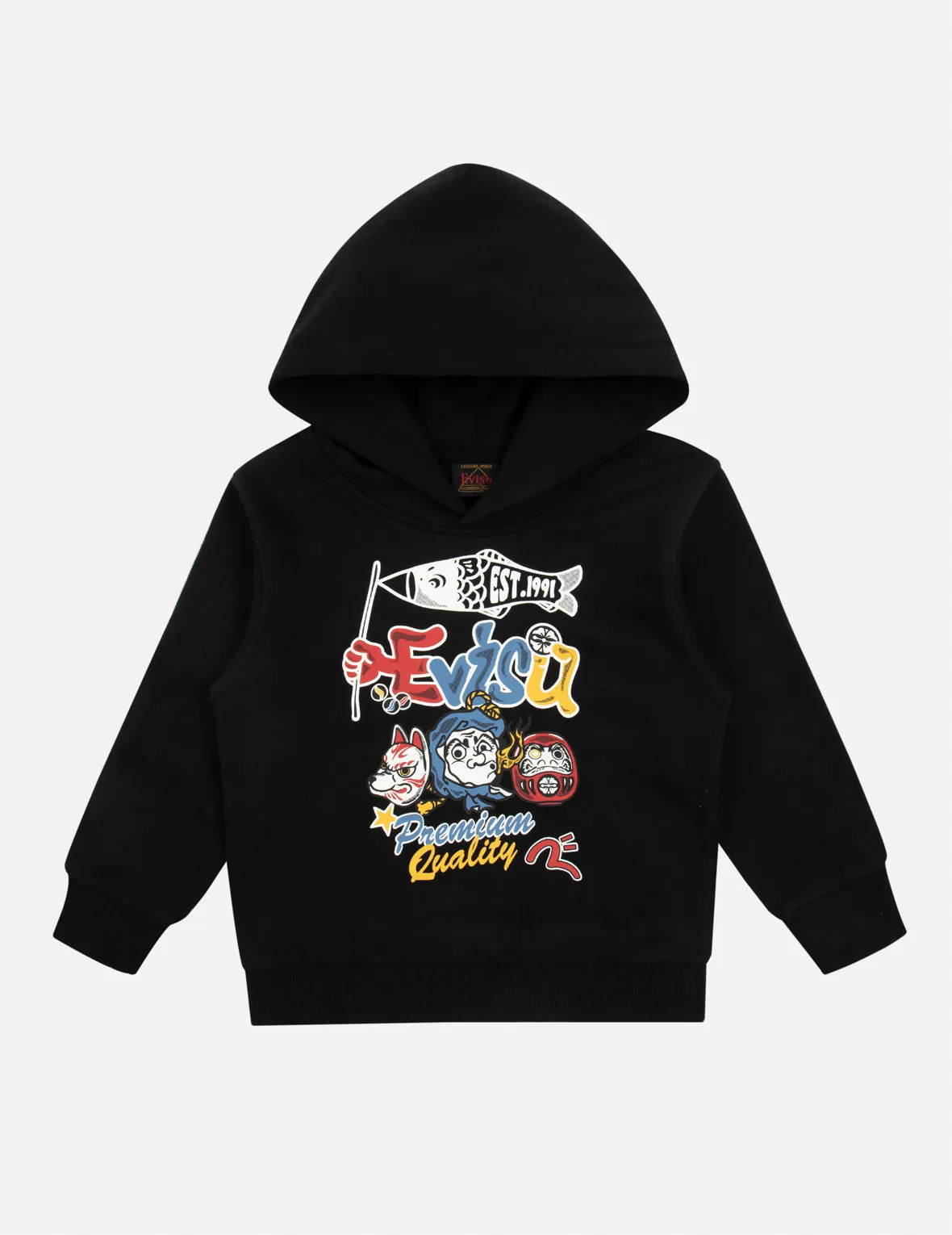 Hyottoko Festival Graphic Print Regular Fit Hoodie